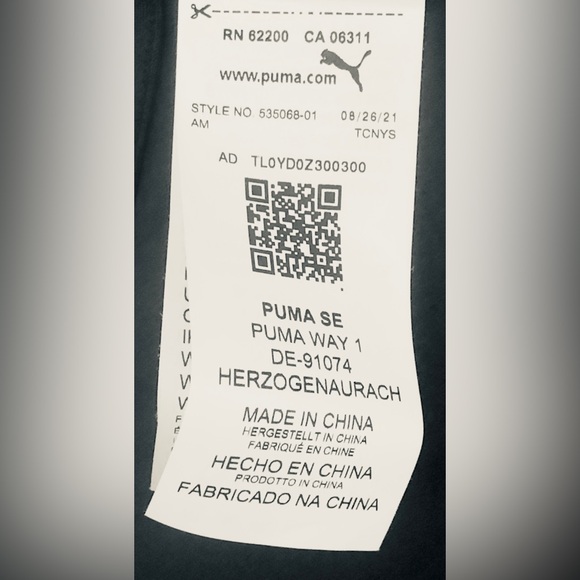 PUMA -Crystal Galaxy Women's  Black Bodysuit with open back & snap crotc… - Picture 12 of 12